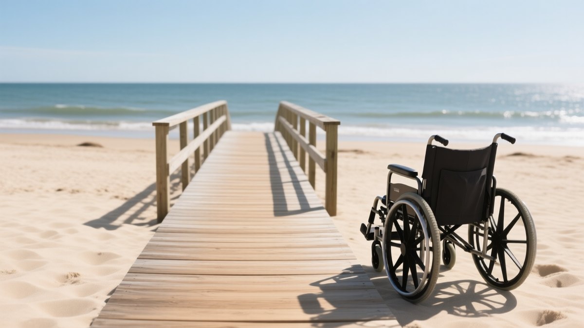 Playa accesible para personas con movilidad reducida 1